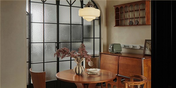 中海·镜映南开125㎡中古风格三居室装修案例