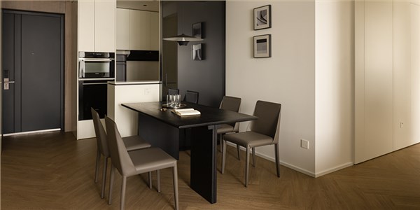 中车·中环学府110㎡简约风格三居室装修案例