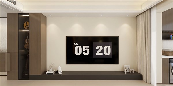 时代奥城213㎡现代风格四居室原创案例