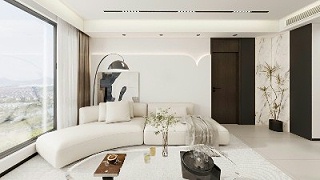 绿城·桂语映月140㎡现代风格三居室新房装修