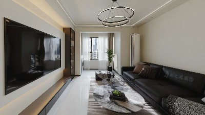中交春风景里126㎡现代风福居VR全景案例