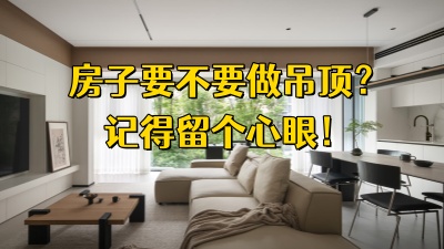 房子到底要不要做吊顶？记得留个心眼！