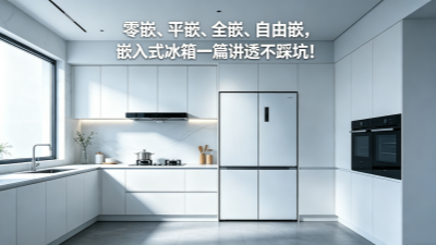 嵌入式冰箱怎么选？零嵌、平嵌、全嵌、自由嵌，一篇讲透不踩坑