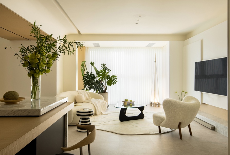 天越园95㎡奶油风格两居室<font color='red'>装修案例</font> 天越园95㎡奶油风格两居室<font color='red'>装修案例</font>