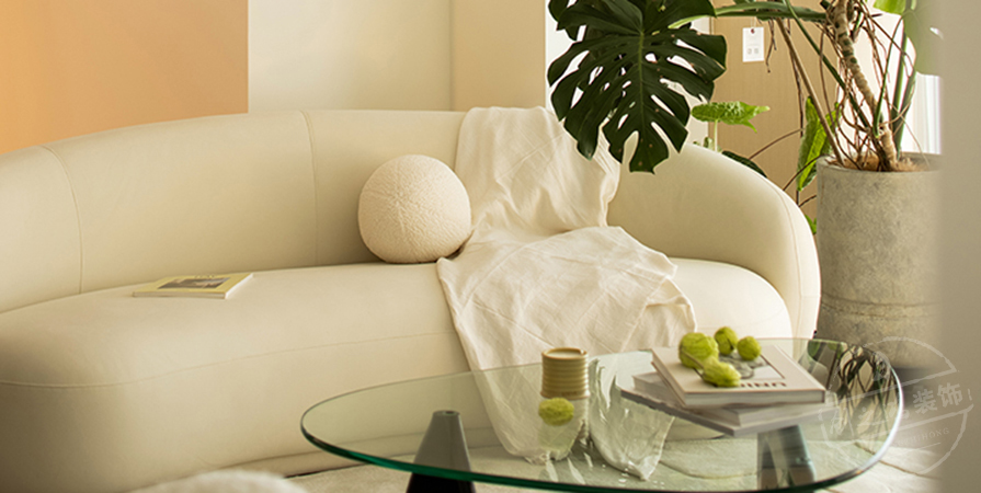 天越园95㎡奶油风格两居室装修案例