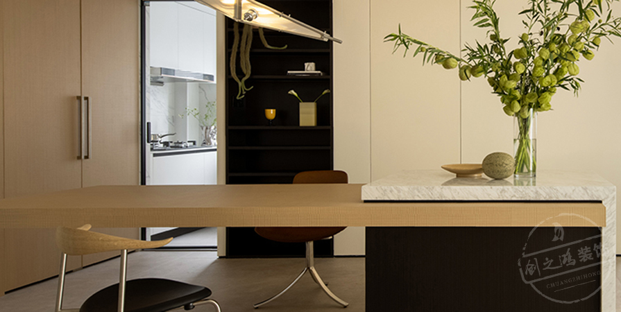 天越园95㎡奶油风格两居室装修案例