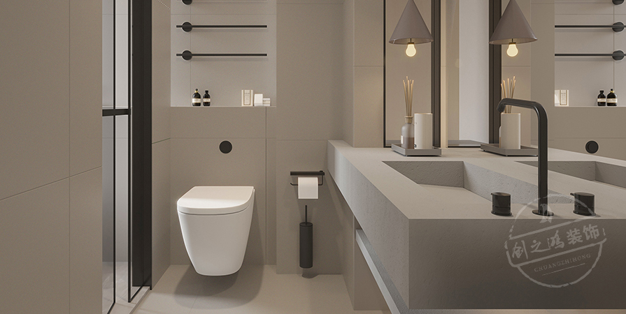 创意之城·蘭园113㎡奶油风格三居室装修案例