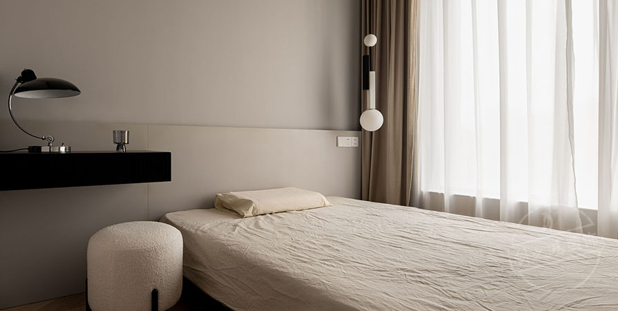 鹏飞南开学苑126㎡现代风格三居室装修案例