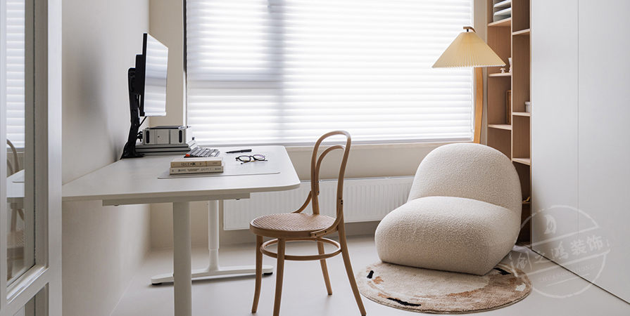 花语尚东125㎡奶油风格三居室装修案例