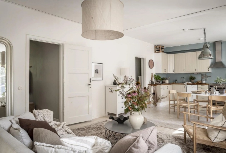 河怡花园57㎡北欧风格小户型装修案例