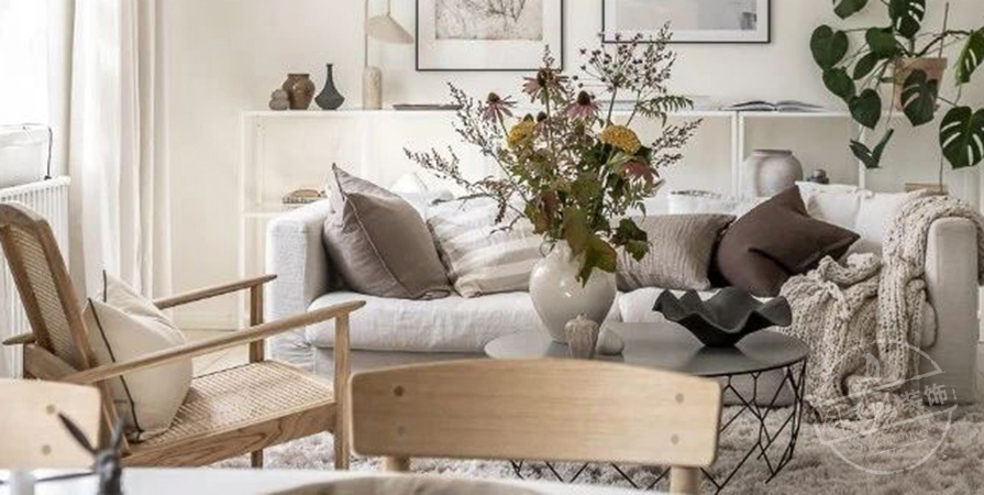 河怡花园57㎡北欧风格小户型装修案例