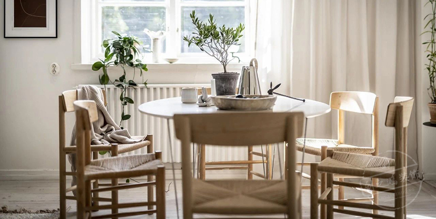 河怡花园57㎡北欧风格小户型装修案例