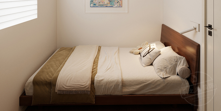 天兴园58㎡中古风格小户型原创案例