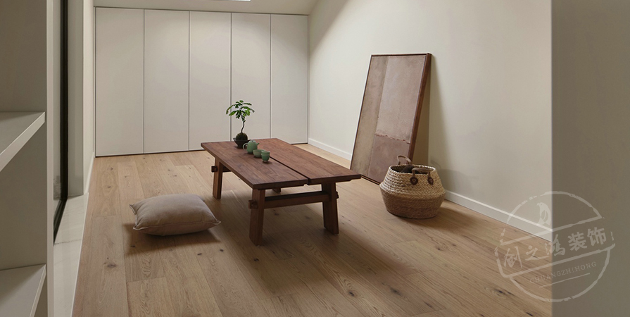 成发馨苑92㎡原木风格复式装修案例