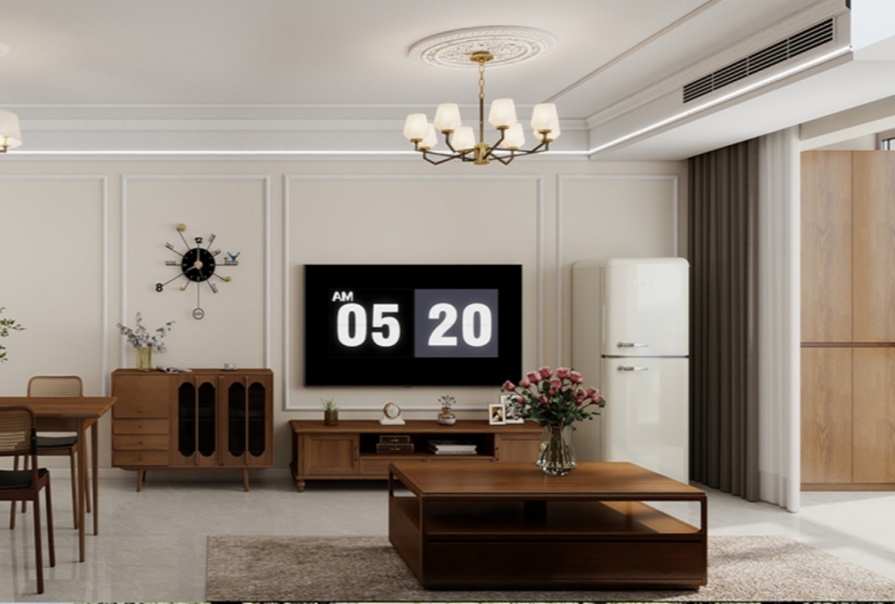 尚佳新苑125㎡简约美式风三居室原创案例