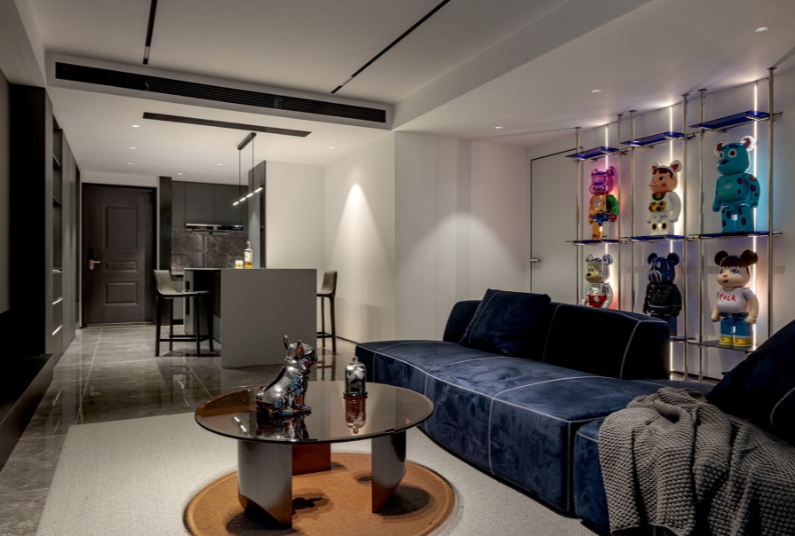 中交春风景里97㎡极简风格三居室装修案例