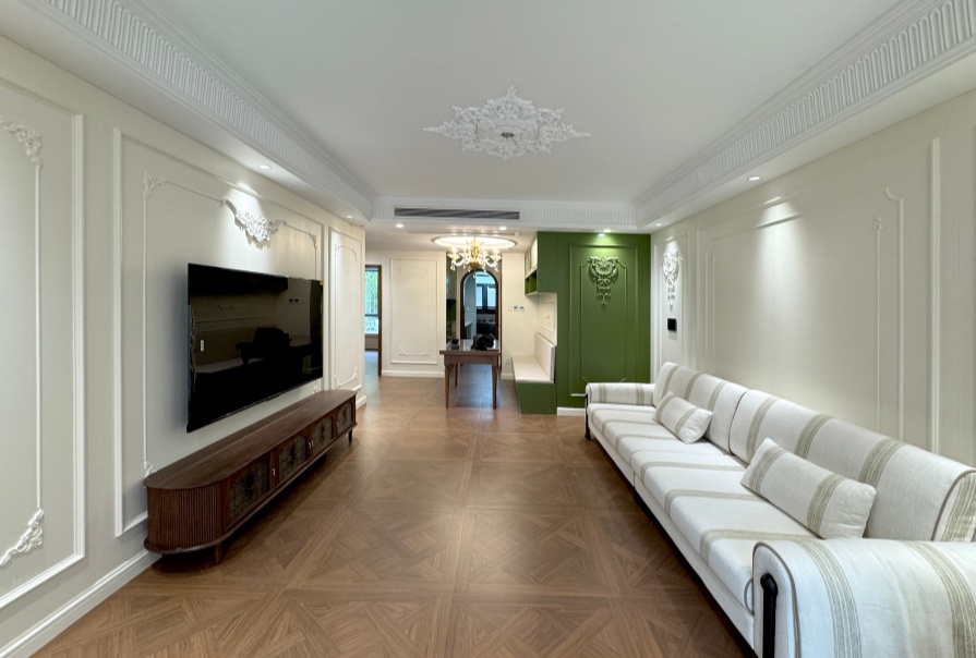 春和仁居110㎡法式风格两居室实景案例