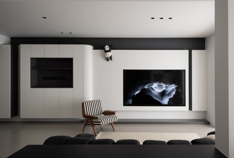 中建理想城133㎡简约风格三居室装修案例