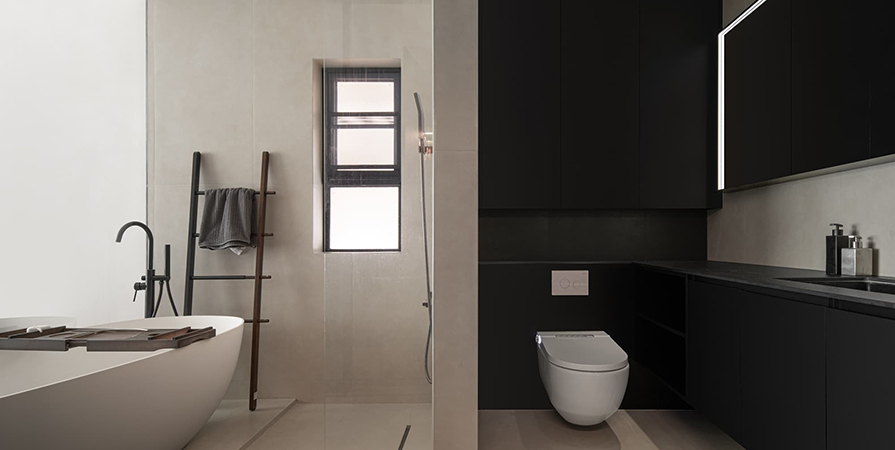 桂语映月126㎡侘寂风格三居室装修案例