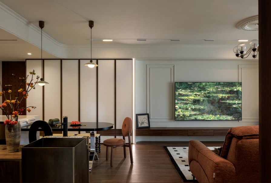 桂语映月85㎡中古风格两居室装修案例