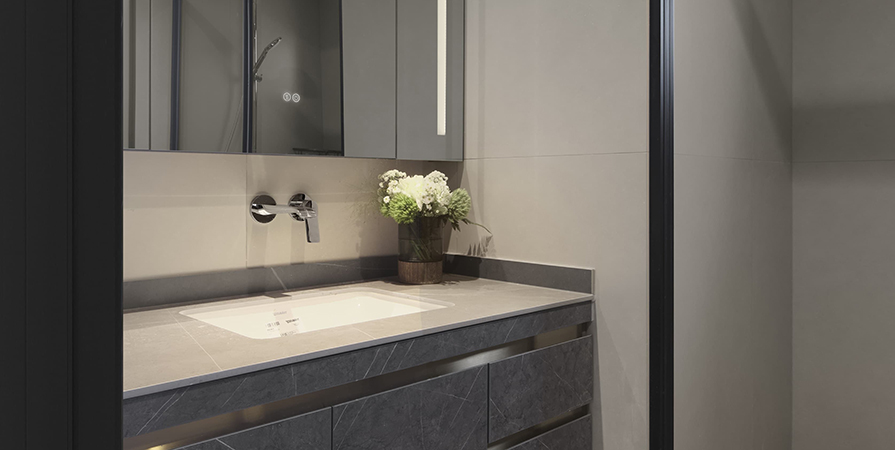 桂语映月100㎡现代简约三居室装修案例