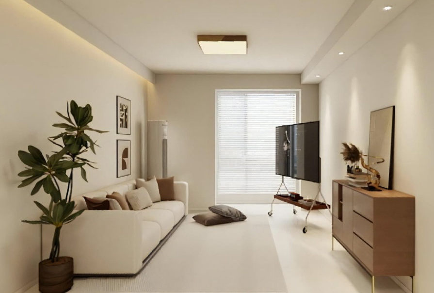 河海花园107㎡北欧风格两居室原创案例