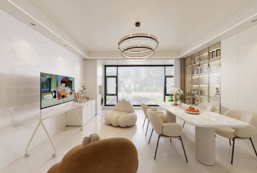 创意之城·蘭园113㎡简约风格三居室原创案例