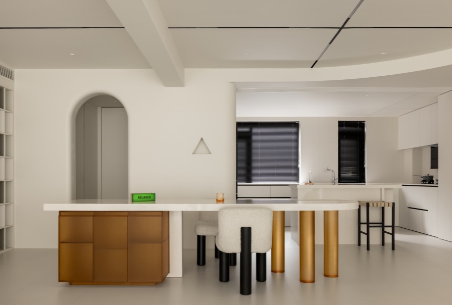 中车·中环学府125㎡极简风格三居室装修案例