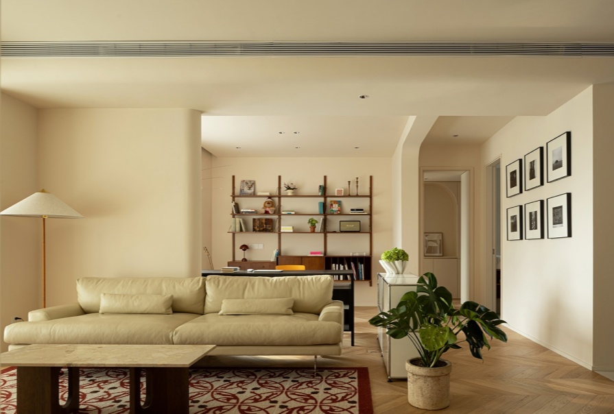 龙曜城129㎡轻法式风三居室装修案例