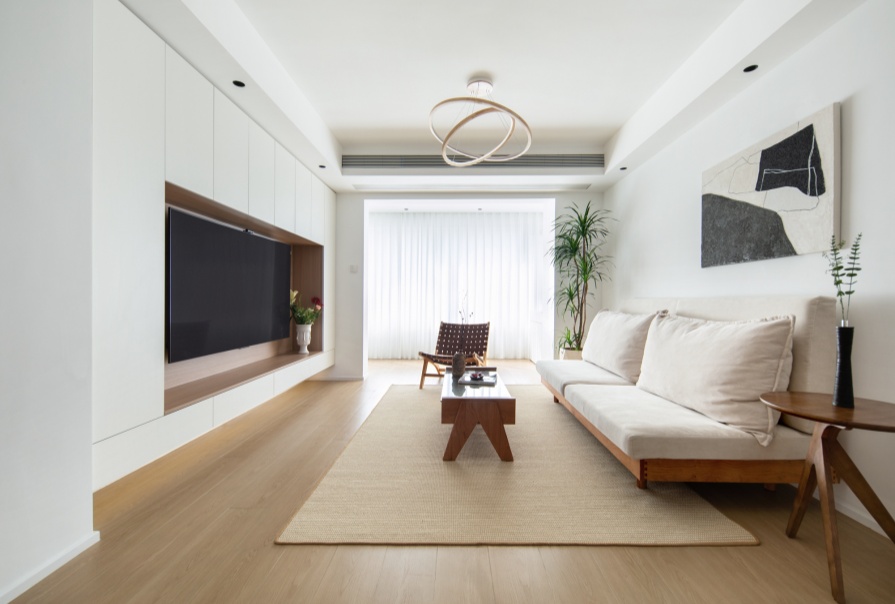 中储城邦140㎡原木风格三居室装修案例