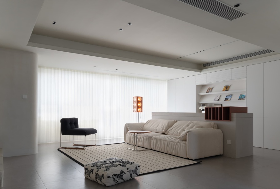 中建理想城143㎡简约风格三居室装修案例