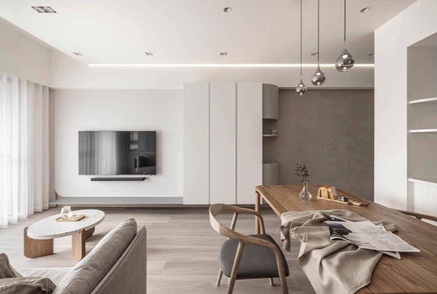 中建·理想城91㎡简约风格三居室装修案例