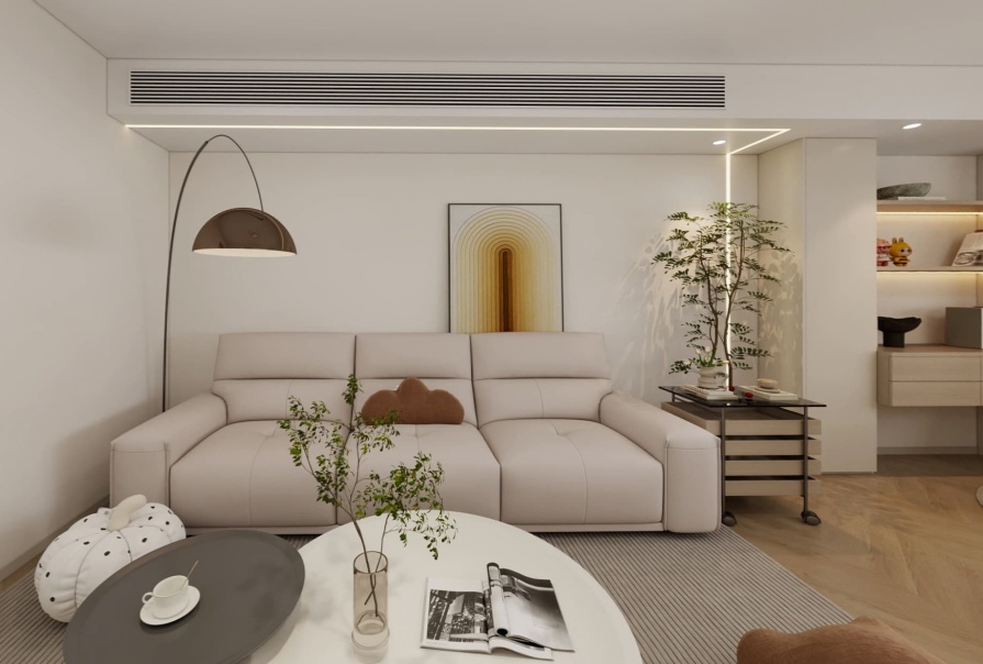 香榭里115㎡奶油风格两居室原创案例