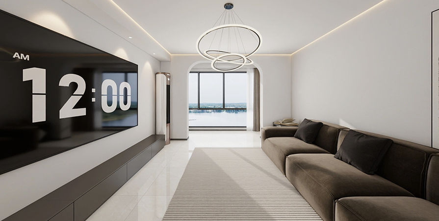 星河湾花苑133㎡简约风格三居室原创案例