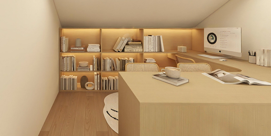 保利诺丁山130㎡简约风格loft原创案例