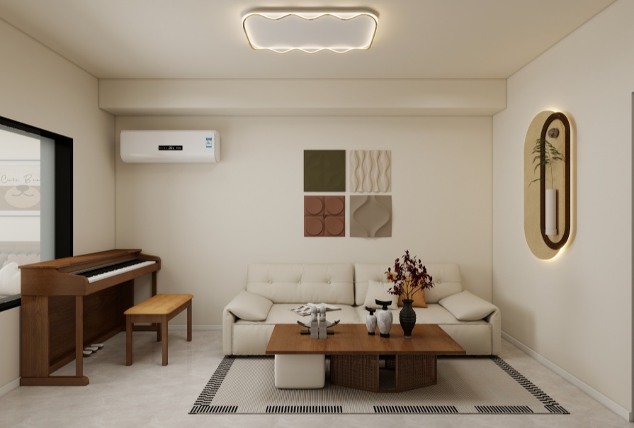 广云花园80㎡中古风格两居室原创案例