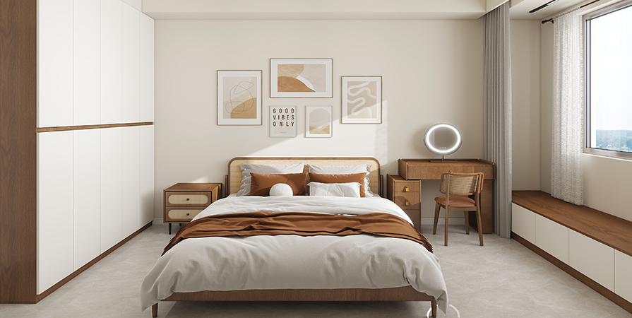 广云花园80㎡中古风格两居室原创案例