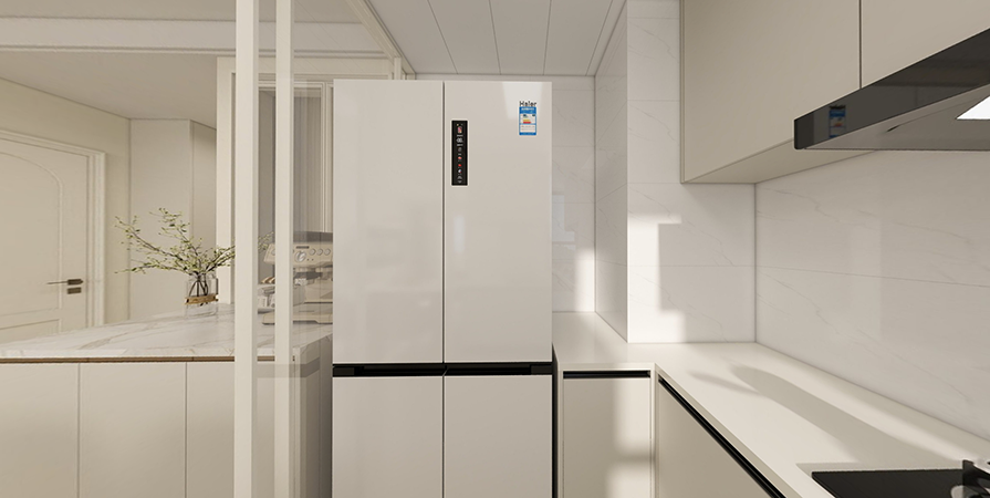 同方花园107㎡奶油风格三居室原创案例