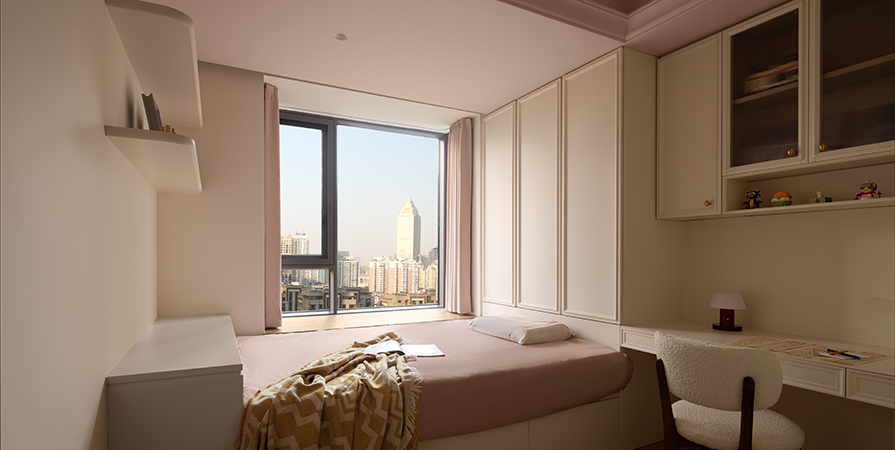 金地风华919-117㎡中古风格三居室装修案例