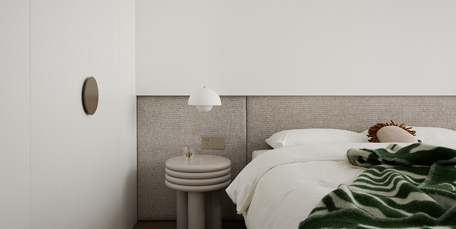 金地时光印110㎡简约风格三居室装修案例