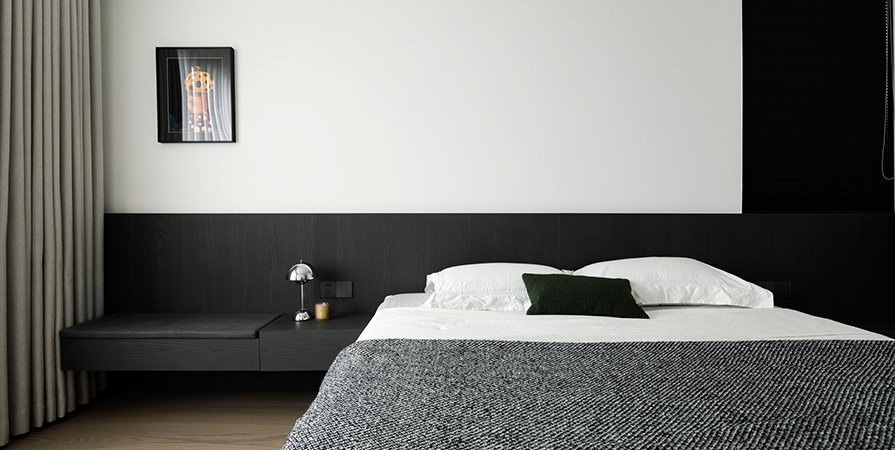 金地时光印110㎡简约风格三居室装修案例