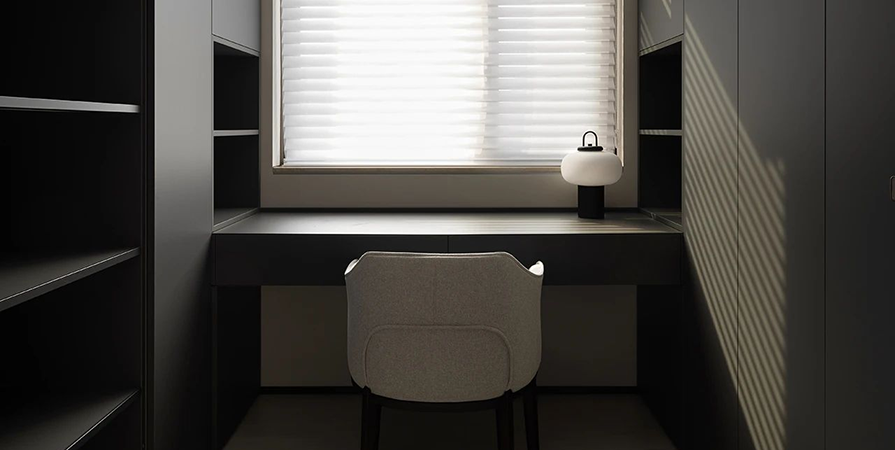 空港·长风雅著125㎡简约风格三居室装修案例