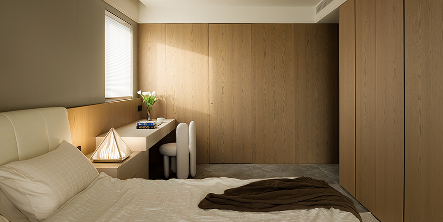 城东春晓118㎡奶油风格三居室装修案例