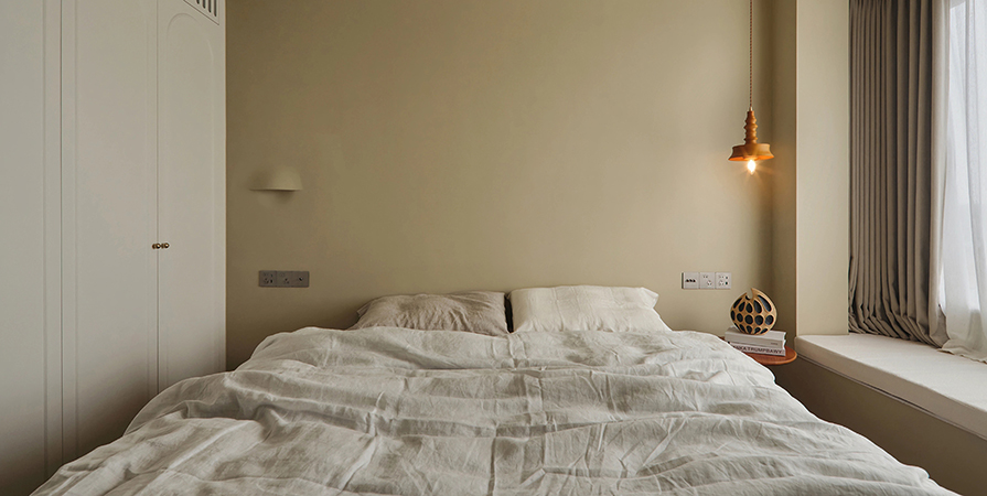 中海·镜映南开125㎡中古风格三居室装修案例