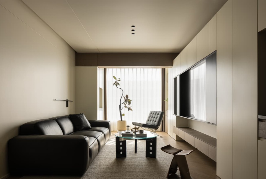 中车·中环学府110㎡简约风格三居室装修案例