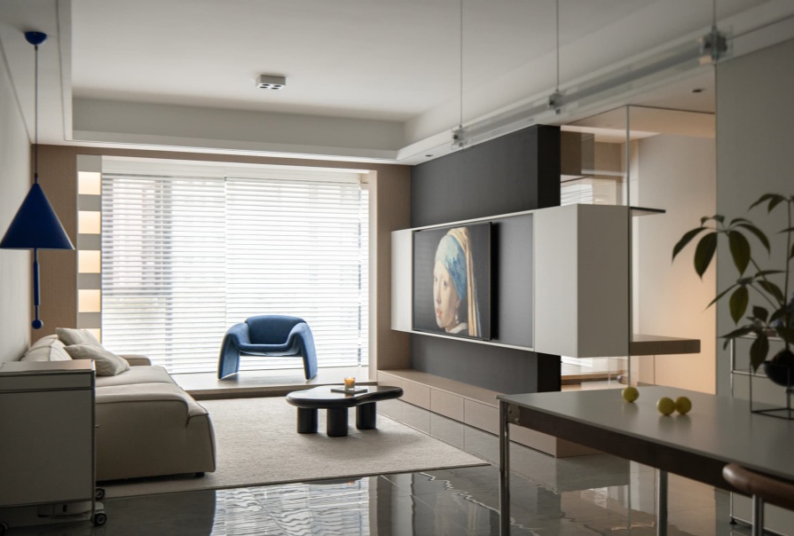 创意之城·蘭园100㎡简约风格三居室装修案例