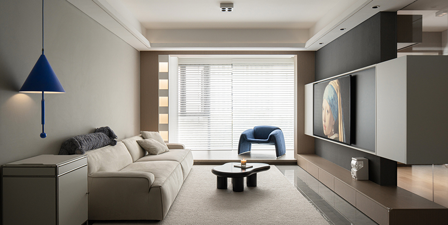 创意之城·蘭园100㎡简约风格三居室装修案例